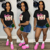 Barbie Printed Straight Pullover T-shirt