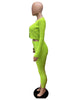 Solid Color Knitted Sweater Sexy Slim-Fit Cardigan 3PC Set