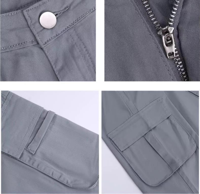 Hip Hop Style Low Waist Multi-Pocket Casual Pants