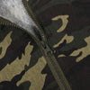 Camouflage Pocket Long-Sleeve Zipper Stand Collar Coat