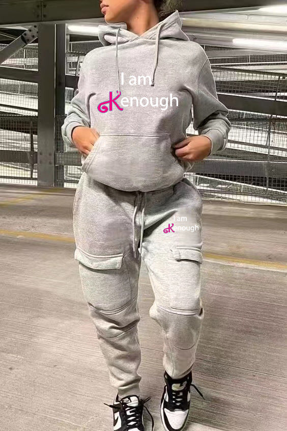 Fashion casual sweatshirt 2PC set