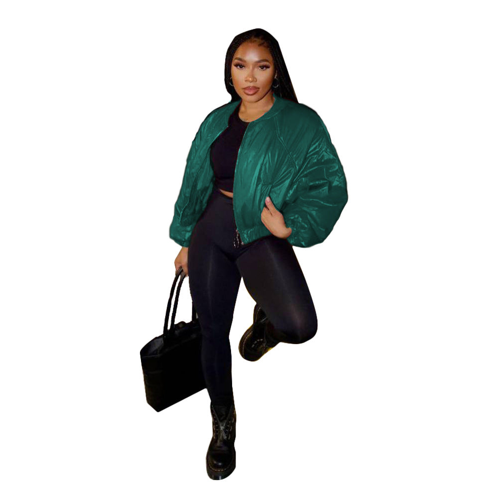 Jacket: cotton jacket slim jacket