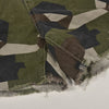 Camouflage Workwear Pocket Tassel Ripped Short