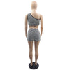 Striped Tank Top Shorts 2 PC Set