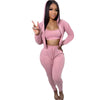 Sweatshirt pull rack hooded athleisure 3pc set
