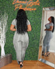 Tassel Trousers Crossed Short Sleeve Two-piece Suit