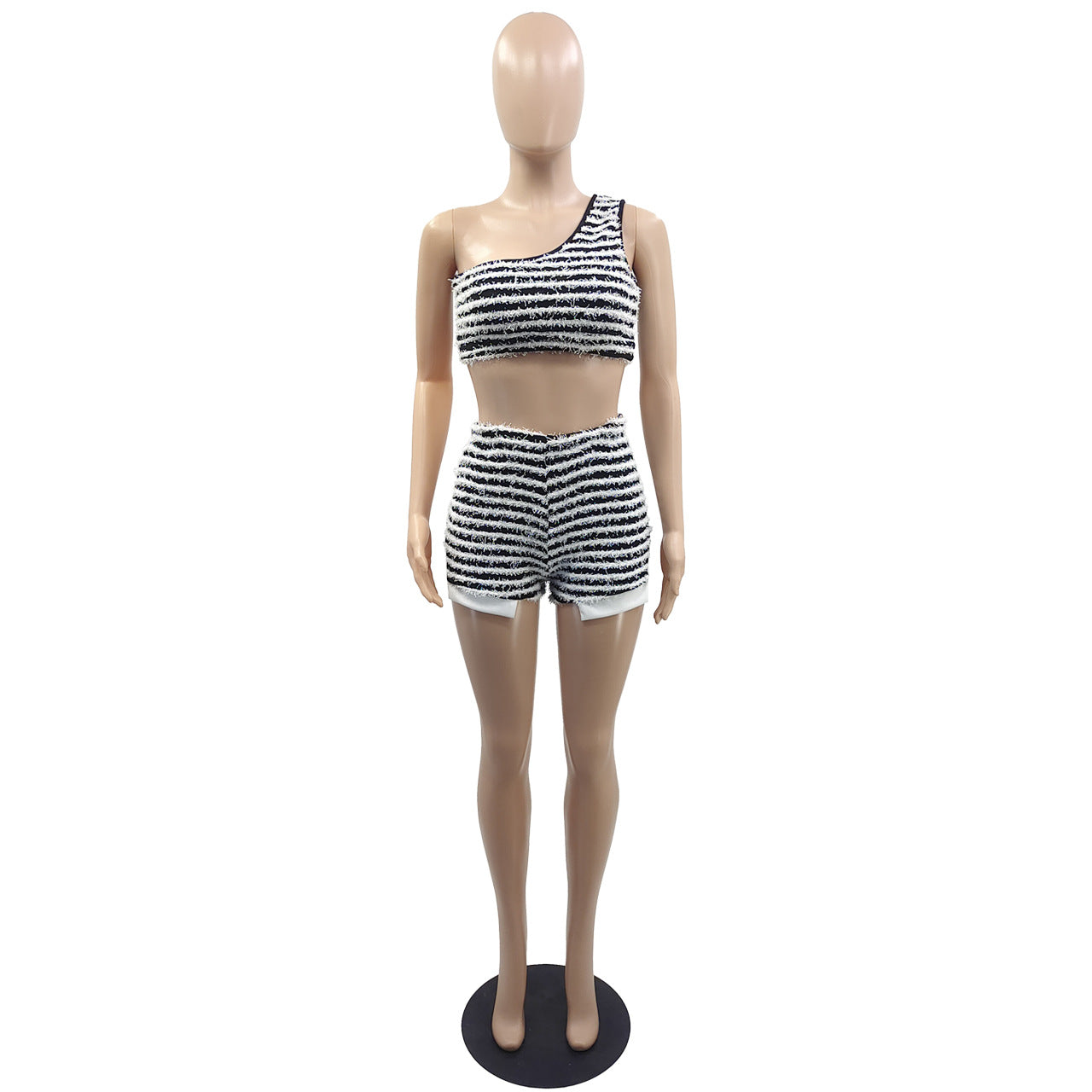 Striped Tank Top Shorts 2 PC Set