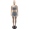 Striped Tank Top Shorts 2 PC Set