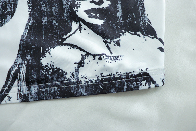Cartoon Printed 2PC Outfit
