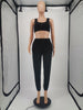 Vest Locking Pants Sports 2PC set