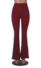 Brushed women's micro-flared pants