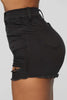 High Waist Elastic Ripped Jeans