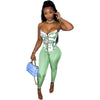 US Dollar Printed Slim Fit 2PC set