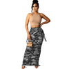 Camo Printed Skirt
