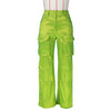 Solid Color Multi-Pocket Workwear pants