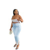 Tassel High waist Jeans