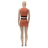 Casual Summer New Striped 2PC Set