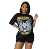 Printed Short Sleeved T-shirt