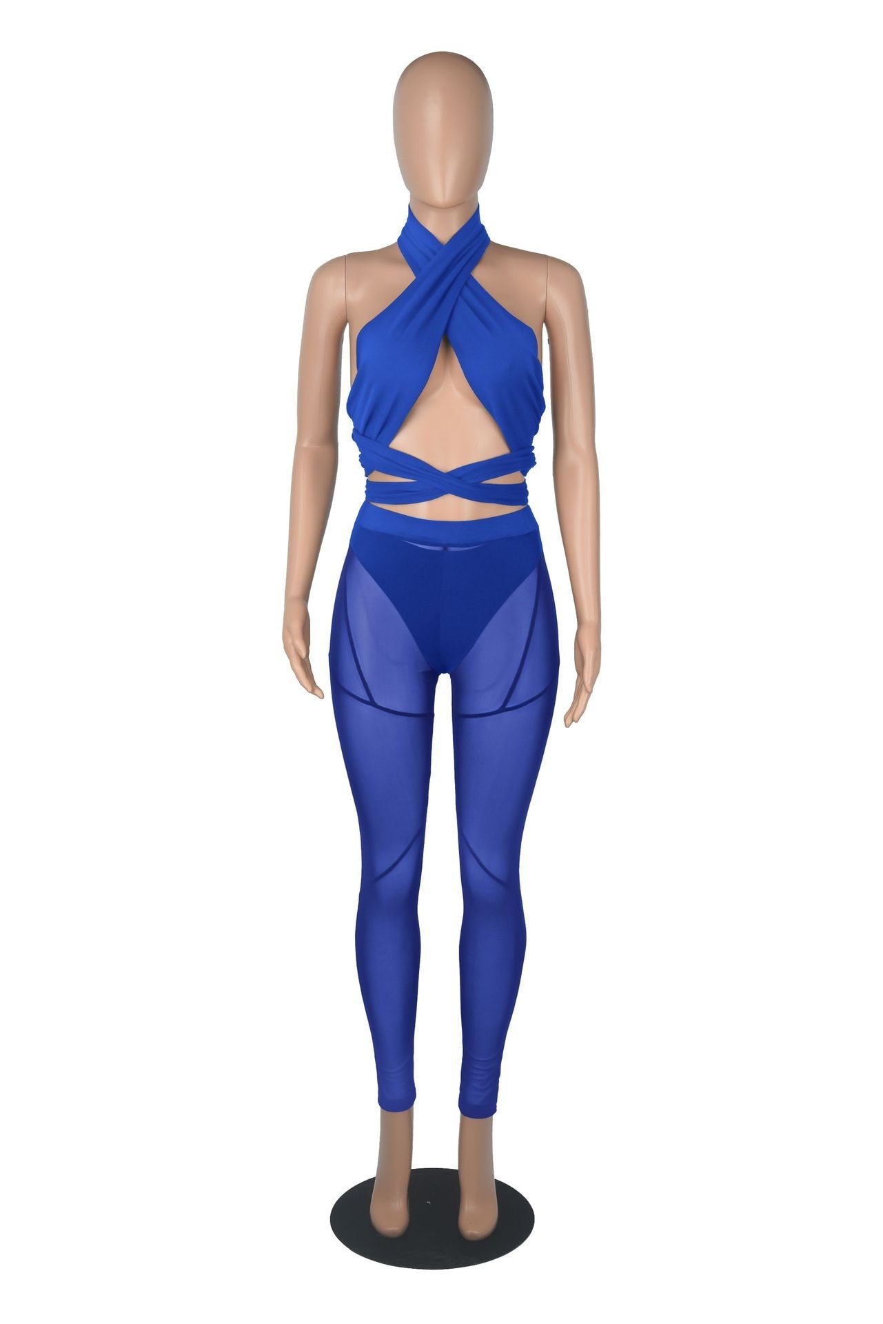 Sexy Stitching See-through 3PC Set