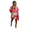 Face Abstract Shirt Dress