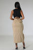Pocket Workwear Large Lace Up Skirt