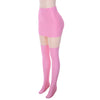 Tight Fitting Buttocks Skirt Short Skirt+half Stockings Set
