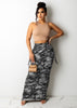 Camo Printed Skirt