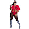 Sexy Yarn Pants Strap Two-Piece Suit
