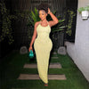 Strap Backless Popcorn Dress