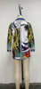 3D Digital Women's Printed Wear Long-Sleeved Denim Jacket