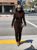 Plaid Two-Way Wear Jumpsuit