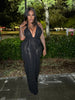 Halter Wave Pattern Sexy Bandeau High Waist Jumpsuit