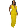 Halter Wave Pattern Sexy Bandeau High Waist Jumpsuit