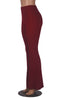Brushed women's micro-flared pants