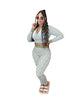 Printed Two Piece Pullover 2PC Set