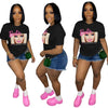 Barbie Printed Straight Pullover T-shirt
