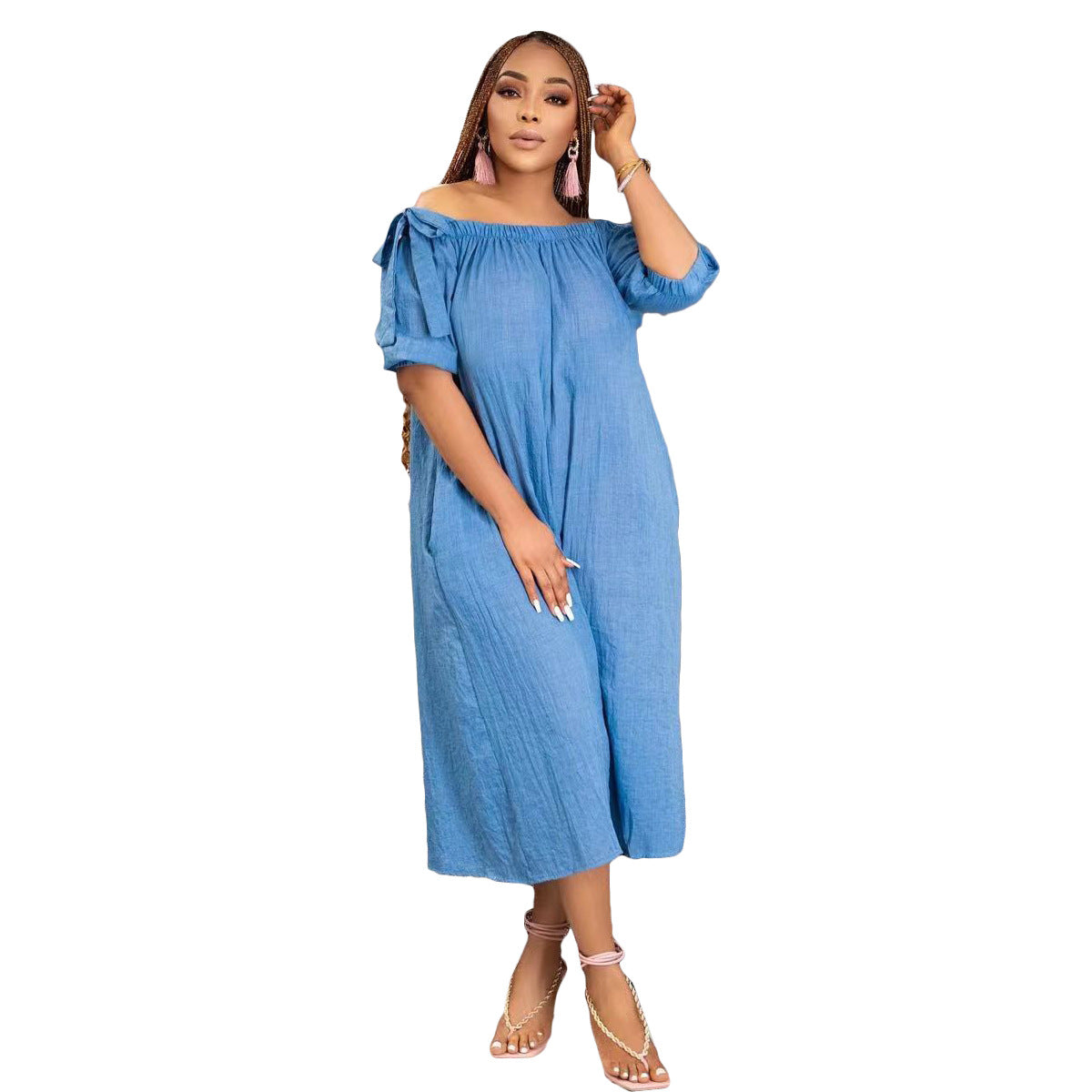 Loose Casual Cropped Jumpsuit