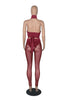 Sexy Stitching See-through 3PC Set