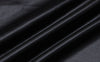 Faux Leather Pleated Long Sleeve Dress