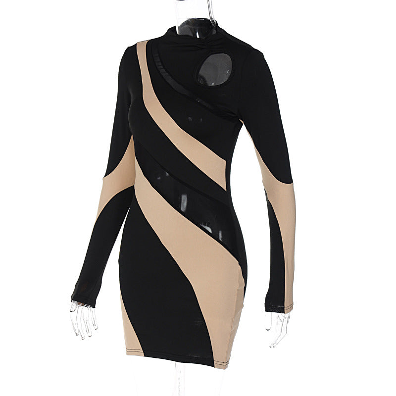 Panel Cut Slim Fit Dress