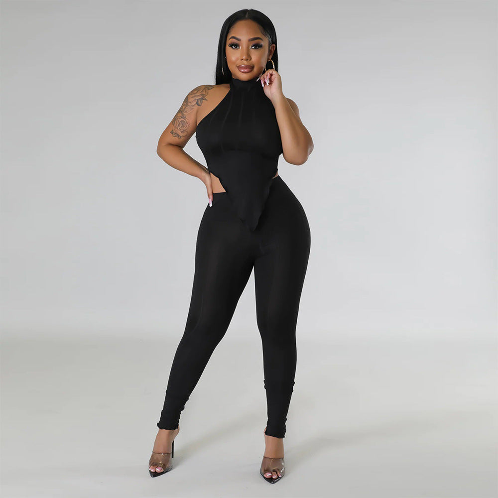 Slim Fit Trousers Casual 2pc Set