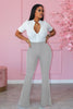 Brushed women's micro-flared pants