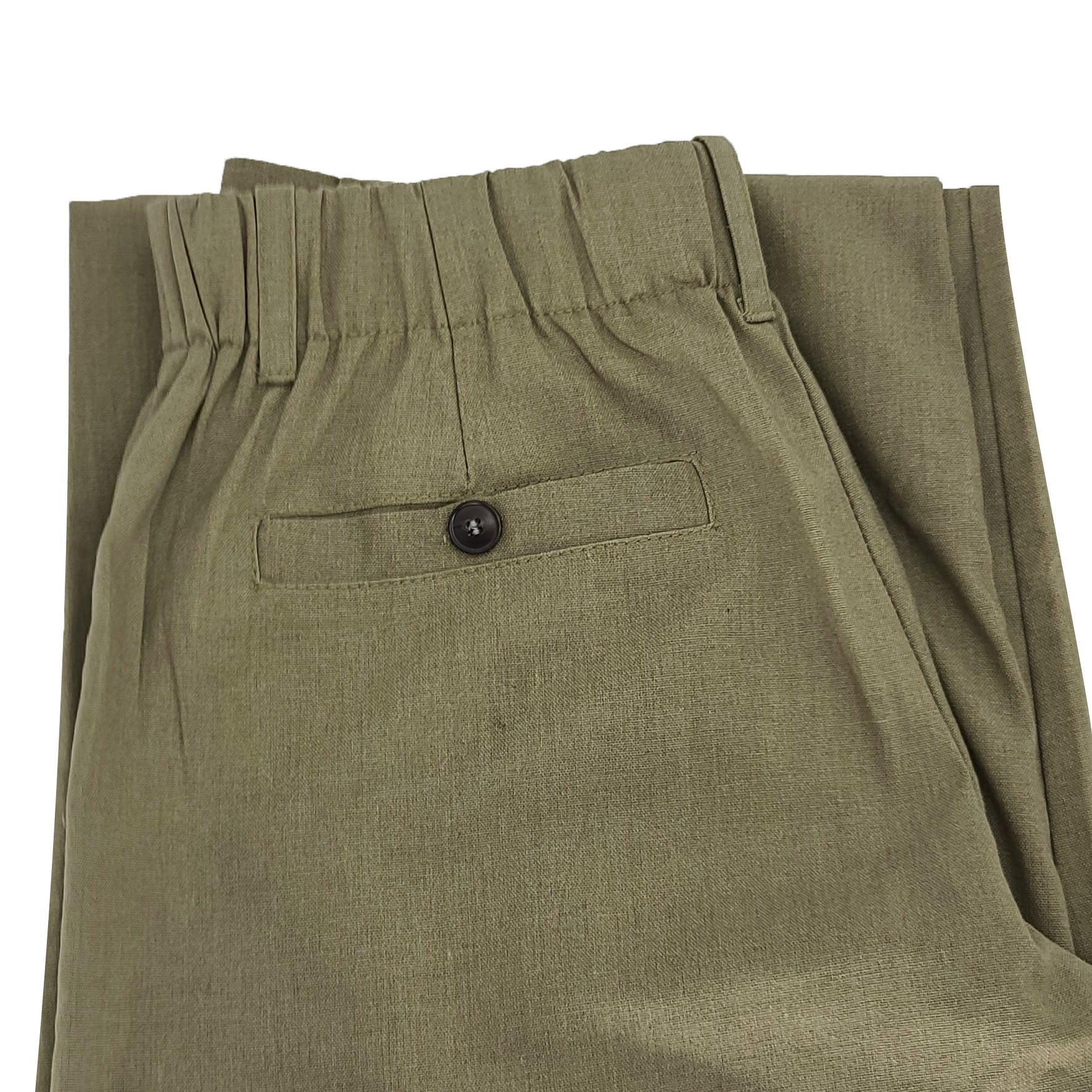 Linen Cotton Breathable Straight Casual Trousers