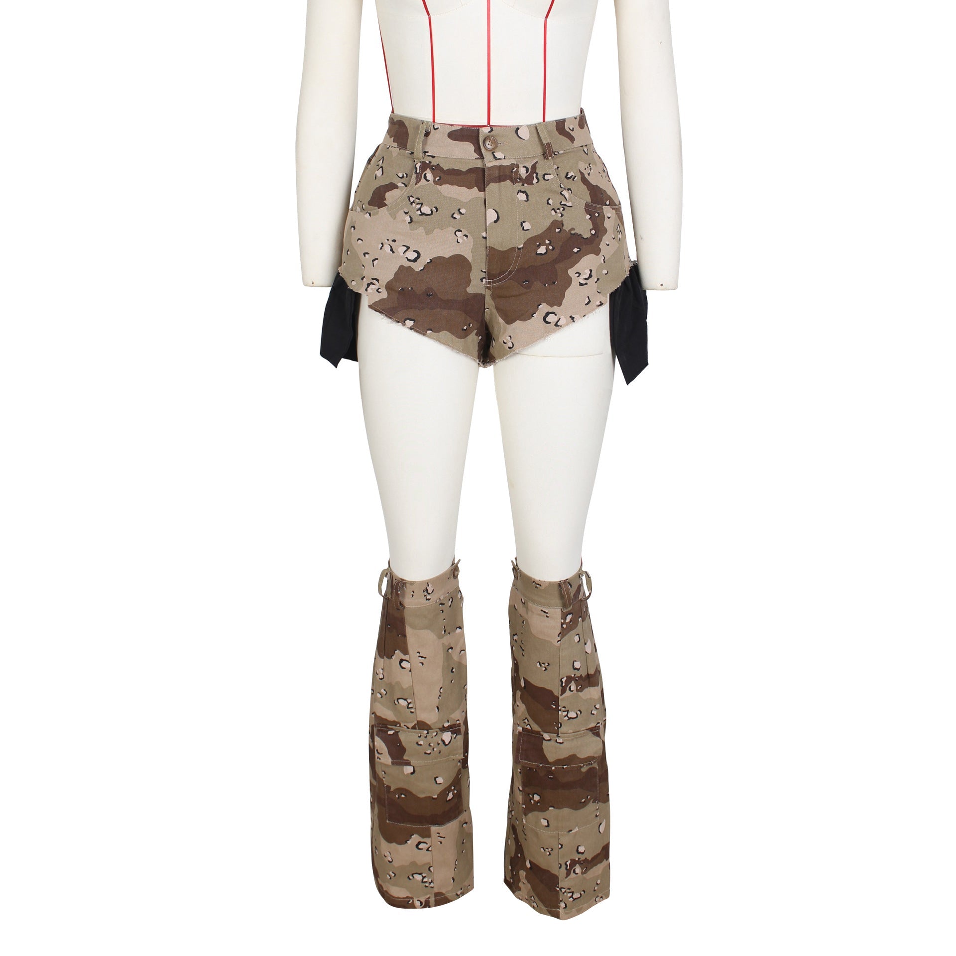 Camo Summer Hot Pants Leg Set 3PC Camo Shorts