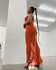 Strap Style Knitted Sleeveless Hollow Out V-neck Dress