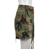 Camouflage Workwear Pocket Tassel Ripped Short