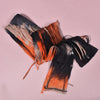 Tie-Dye Irregular Hollow-out Tassel Dress