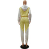 Half High Collar Hooded Sports Casual Set