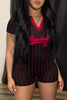 Baseball Sportswear Fashion Print Jumpsuit