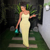 Strap Backless Popcorn Dress